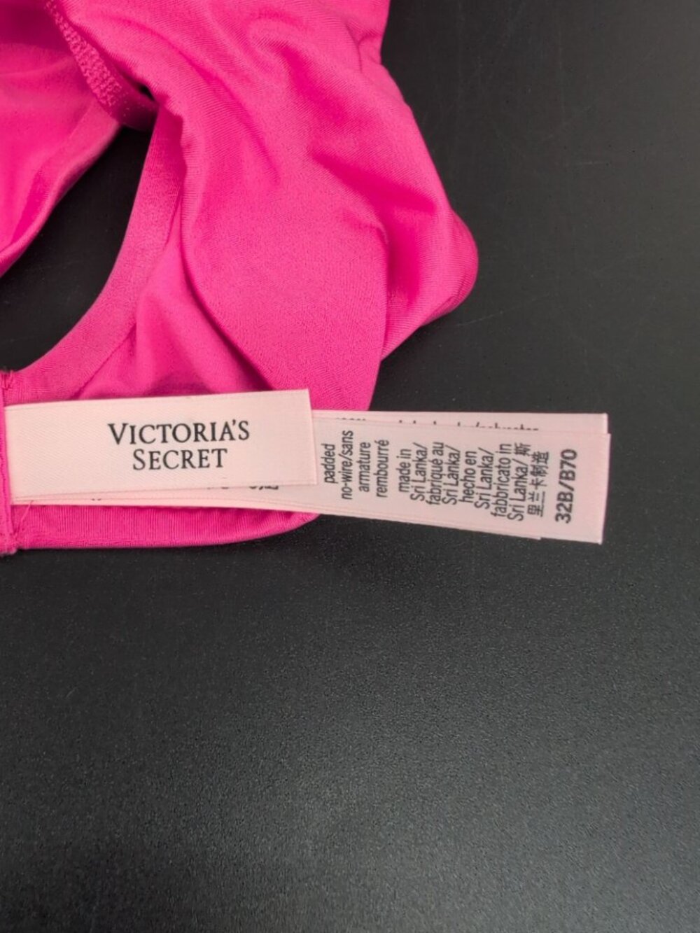 Victoria Secret Very Sexy So Obsessed Smooth Wireless Push Up Bra 32B Hot Pink - Picture 11 of 12